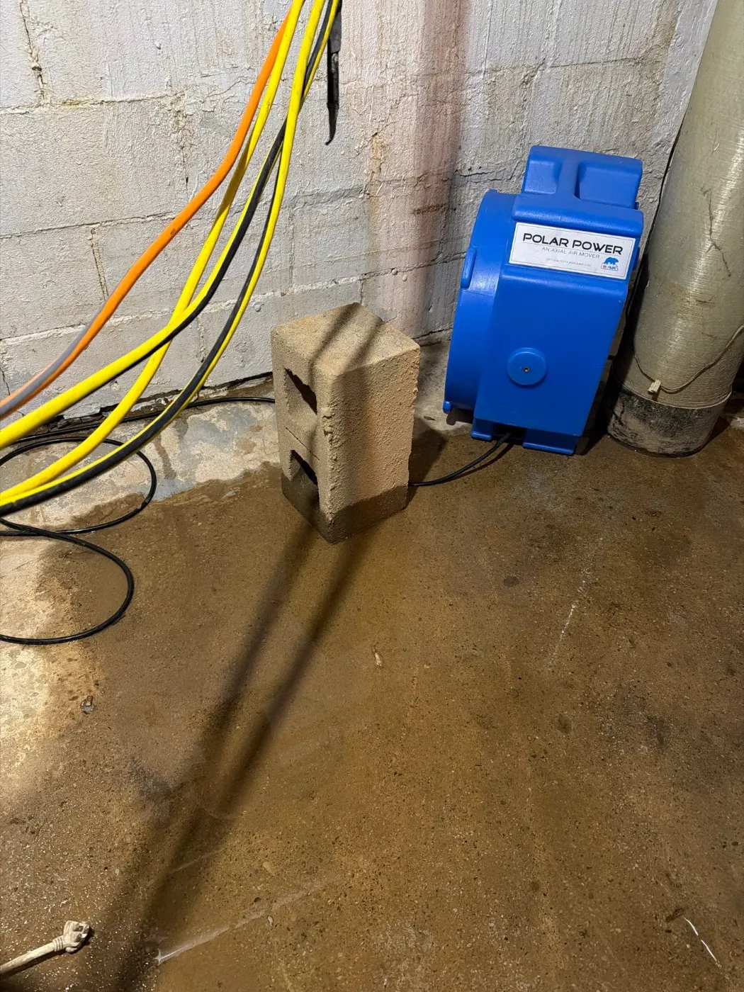 Basement water extraction in Hampton Park Indiana home